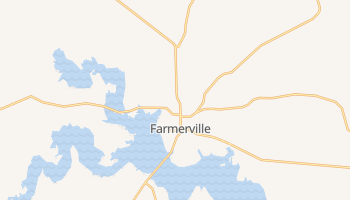 Farmerville, Louisiana map
