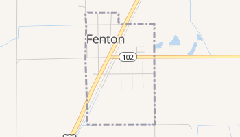 Fenton, Louisiana map