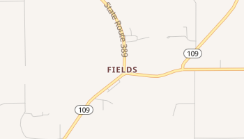 Fields, Louisiana map