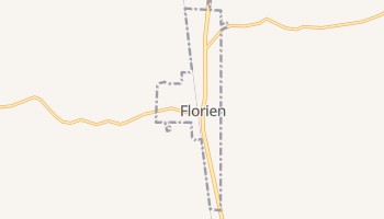 Florien, Louisiana map