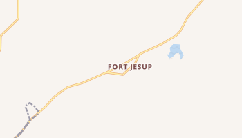 Fort Jesup, Louisiana map