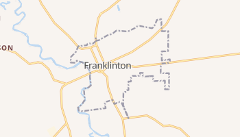 Franklinton, Louisiana map