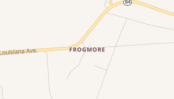 Frogmore, Louisiana map