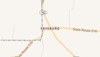 Fryeburg, Louisiana map