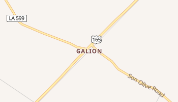 Galion, Louisiana map
