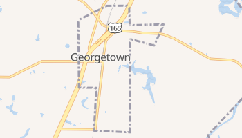 Georgetown, Louisiana map