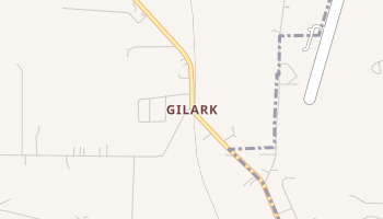 Gilark, Louisiana map