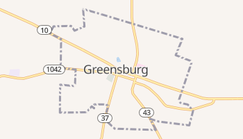 Greensburg, Louisiana map