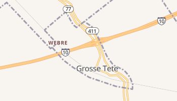 Grosse Tete, Louisiana map
