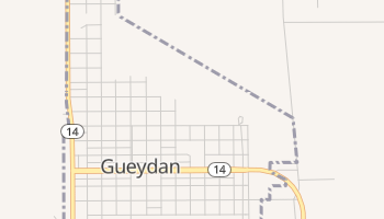 Gueydan, Louisiana map