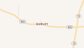 Gurley, Louisiana map