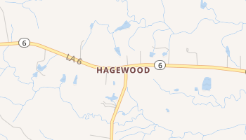 Hagewood, Louisiana map