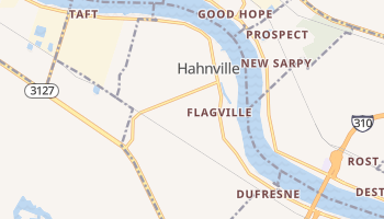 Hahnville, Louisiana map