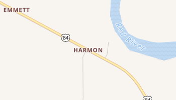 Harmon, Louisiana map