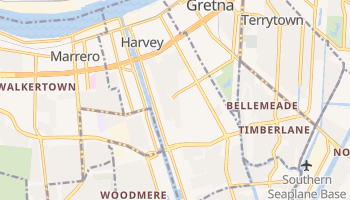 Harvey, Louisiana map