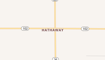Hathaway, Louisiana map