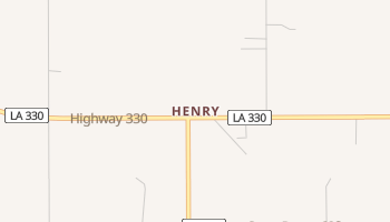 Henry, Louisiana map