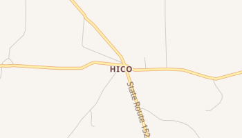Hico, Louisiana map