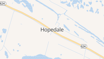 Hopedale, Louisiana map