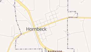 Hornbeck, Louisiana map