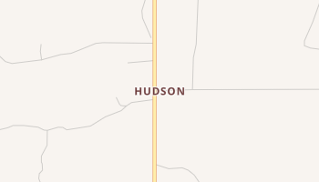 Hudson, Louisiana map