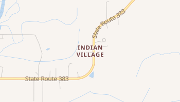 Indian Village, Louisiana map