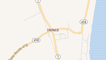 Innis, Louisiana map