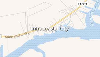 Intracoastal City, Louisiana map