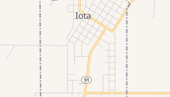 Iota, Louisiana map