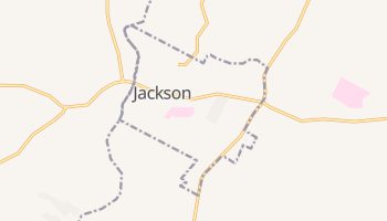 Jackson, Louisiana map