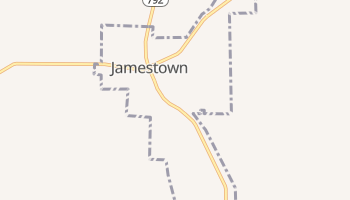Jamestown, Louisiana map