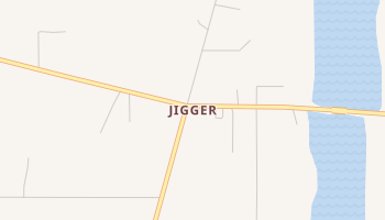 Jigger, Louisiana map