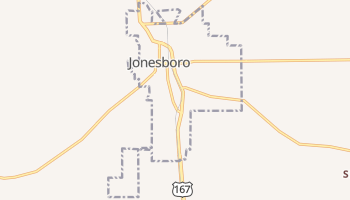 Jonesboro, Louisiana map