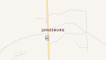 Jonesburg, Louisiana map
