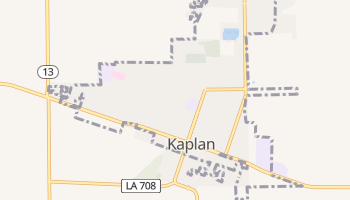 Kaplan, Louisiana map