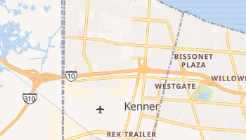Kenner, Louisiana map