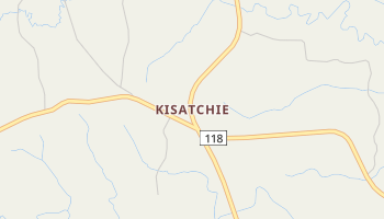 Kisatchie, Louisiana map