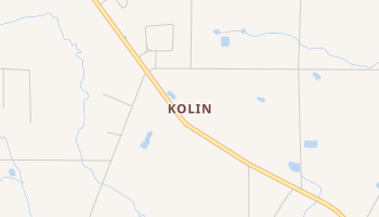 Kolin, Louisiana map