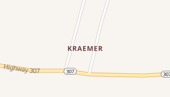 Kraemer, Louisiana map