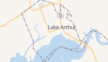 Lake Arthur, Louisiana map