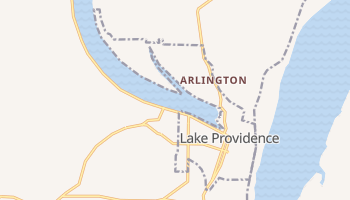 Lake Providence, Louisiana map
