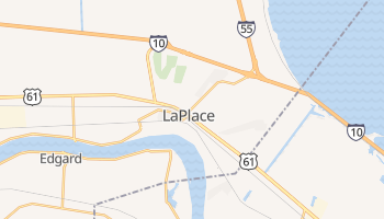 Laplace, Louisiana map