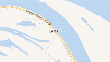 Larto, Louisiana map