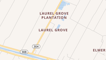 Laurel Grove, Louisiana map
