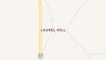 Laurel Hill, Louisiana map