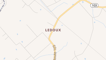 Ledoux, Louisiana map