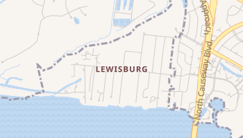Lewisburg, Louisiana map