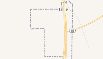 Lillie, Louisiana map