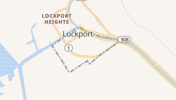 Lockport, Louisiana map