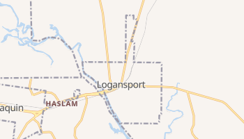 Logansport, Louisiana map